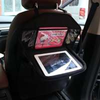 Foldable Car Seat Back Organizer With Tablet Holder, Car Back Seat Organizer With Tray For kids, Kids Car Travel Tray