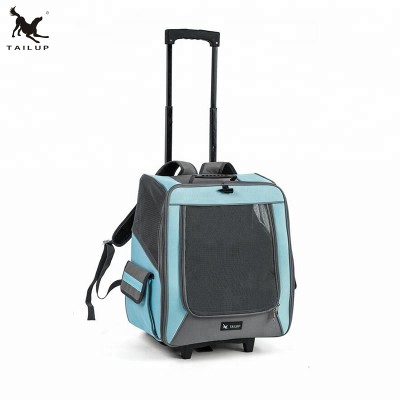 Foldable Oxford/EVA Fabric Airline Approved Travel Trolley Pet Carrier