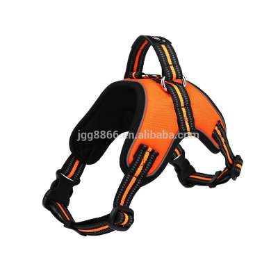 TAILUP 1000D OXFORD FRBRIC 3M REFLECTIVE HIGH QUALITY SECURITY DOG HARNESS FOR EASY WALKING