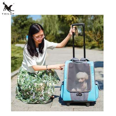 EVA Padding With Wheels Multi-funtion Dog Trolley Bag